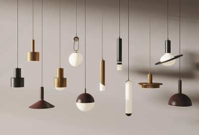 现代吊灯3D模型下载